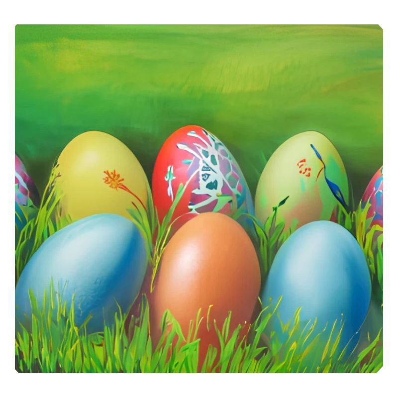 colorful Easter eggs