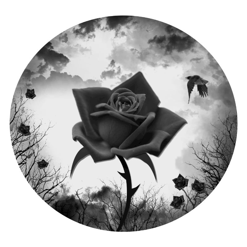 black rose goth gothic
