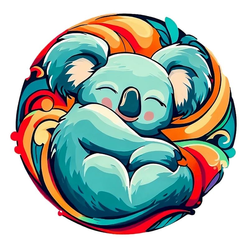 Koala sleeps