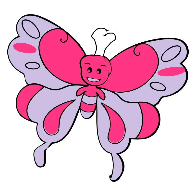 Colorful Butterfly > Vector Graphic