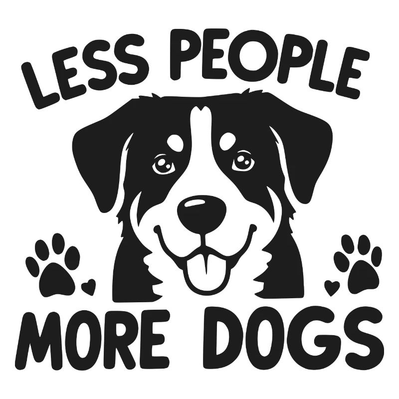 Moins de gens, plus de chiens