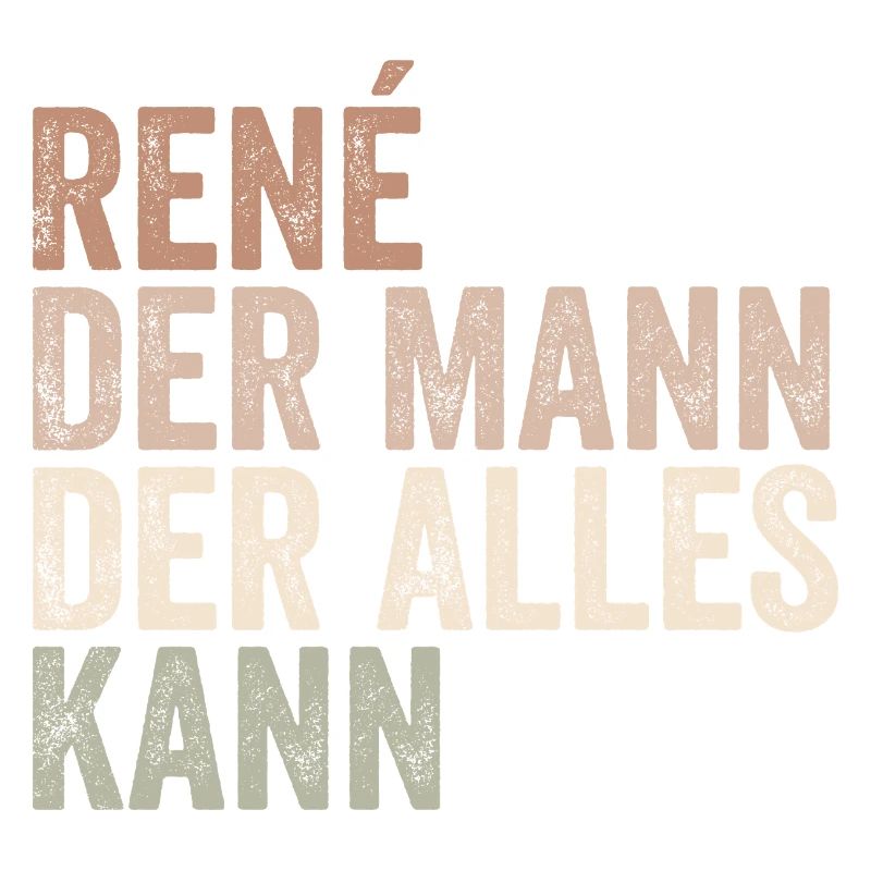 Rene The man who can do everything First name René