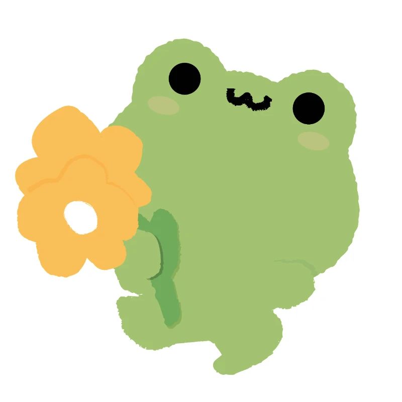 Romantic frog