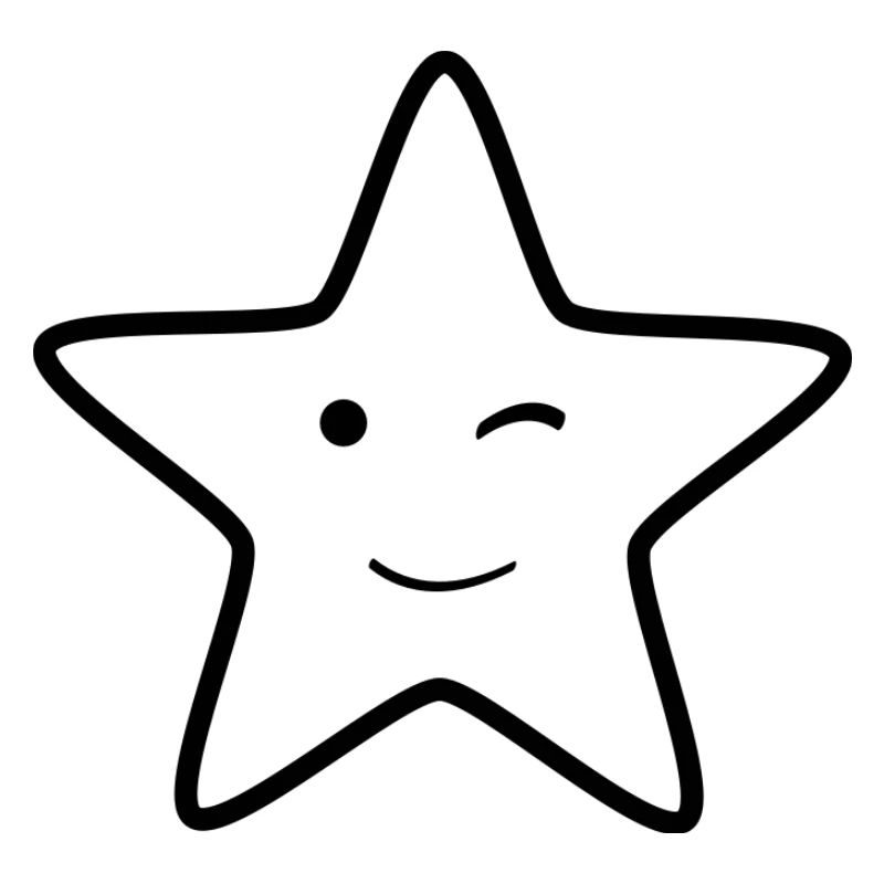 Zwinkernder Stern