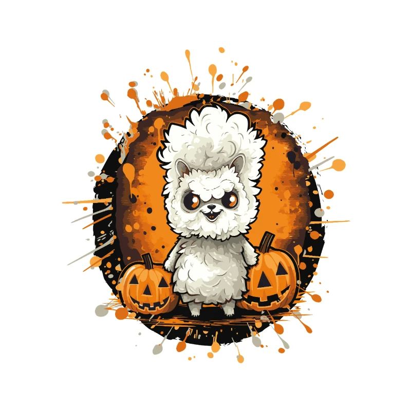 Llama Halloween Comic