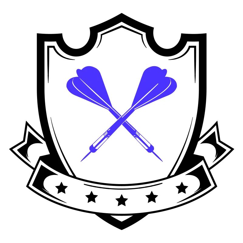 Conception de fléchettes Croix Bleue