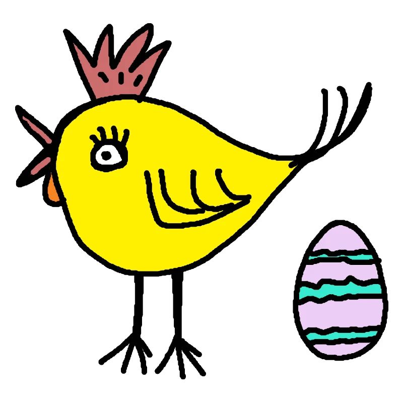 Chicken Chick Egg Easter Easter Egg Kids