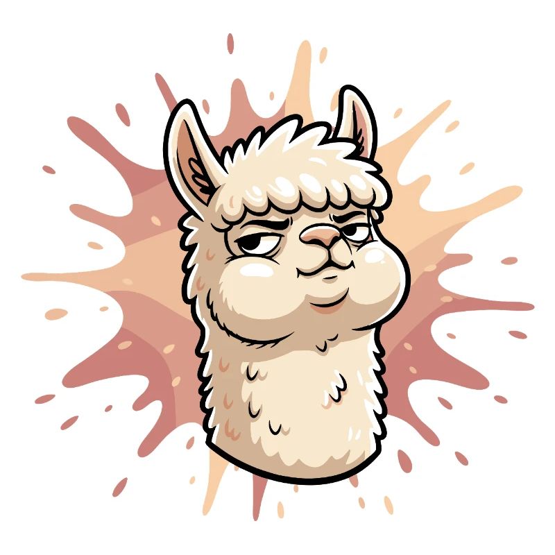 Confident Llama Splash