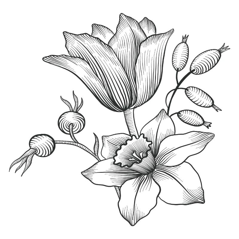 Vrille de fleur