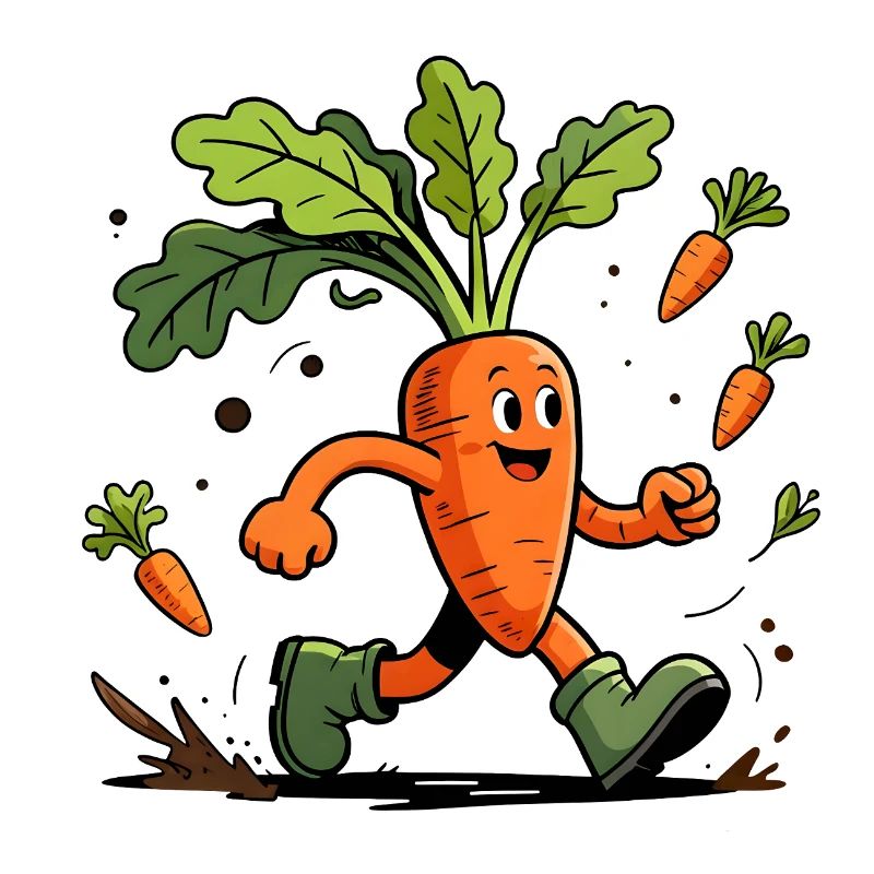 Fun dynamic carrot gardener