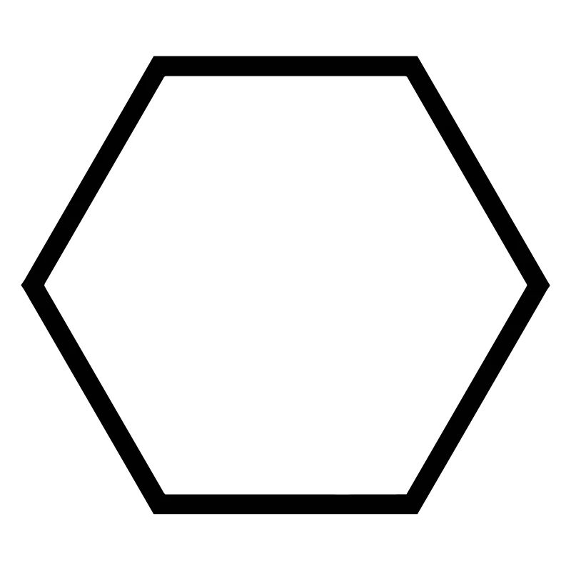 Hexagon Hexagone Sechseck Form - Custom it !