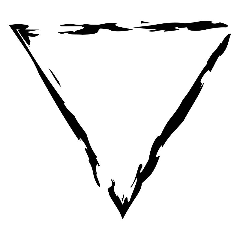 triangle frame edging decorative cool design sty