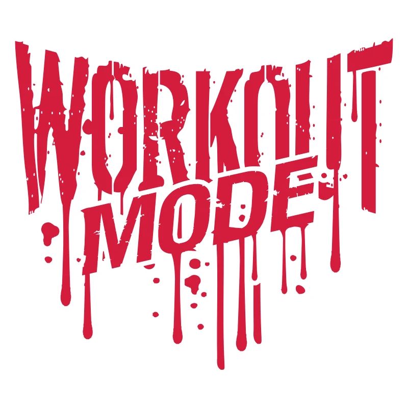 workout mode graffiti tropfen gym spray beast cool