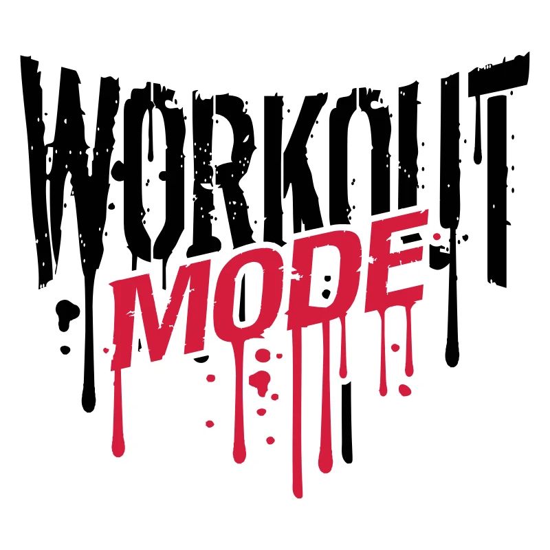 workout mode graffiti tropfen gym spray beast cool
