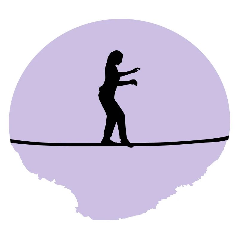 Slacklining Woman