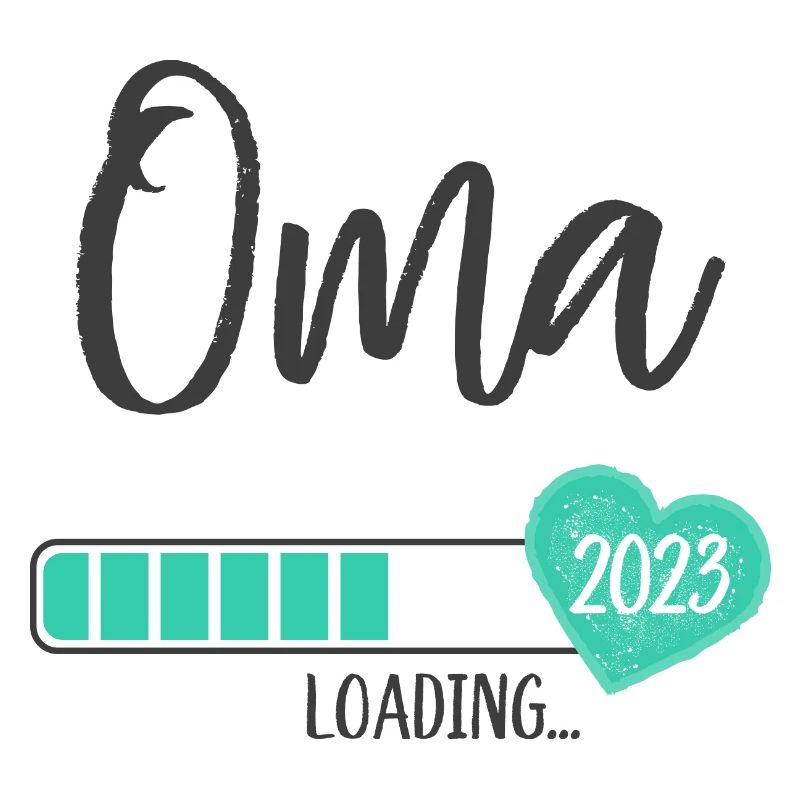 Oma Loading 2023 Herz Junge Werdende Großmutter