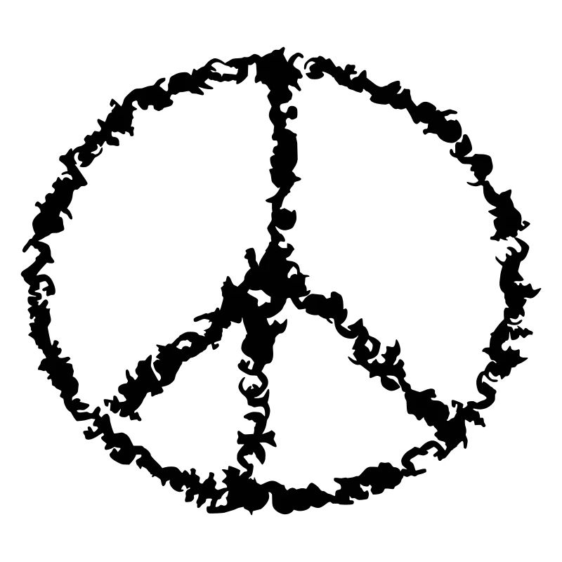 Peace Drawn Drawing Designer Vector