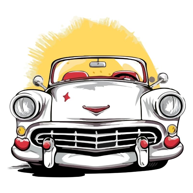 Cabriolet blanc