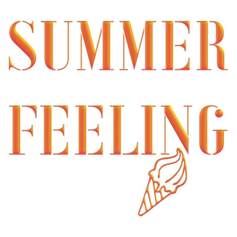 SUMMER FEELING with ice cream