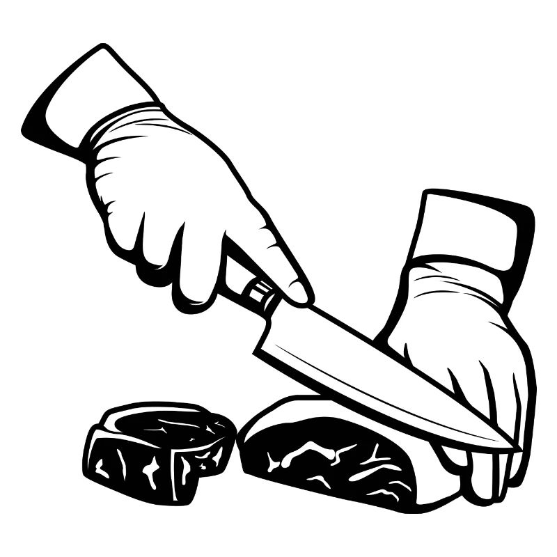 Cutting meat