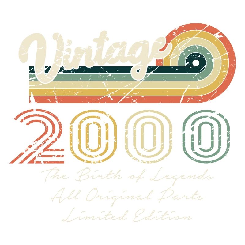 Awesome Since 2000 Anniversary 2000 Vintage 200