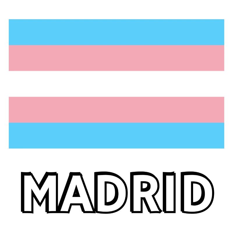 Drapeau de la Trans Pride Madrid