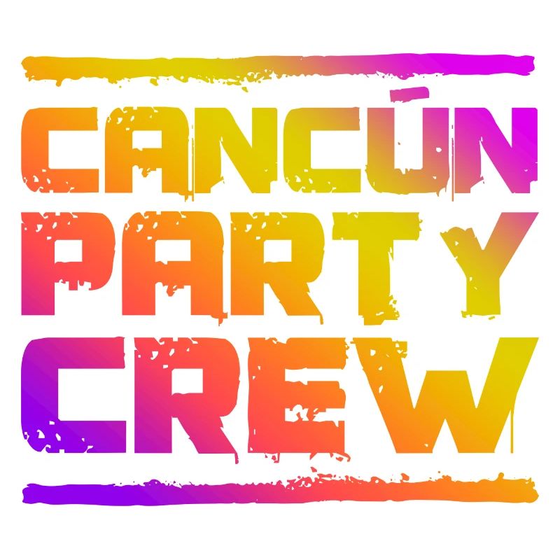 Cancun Party Crew Coloré