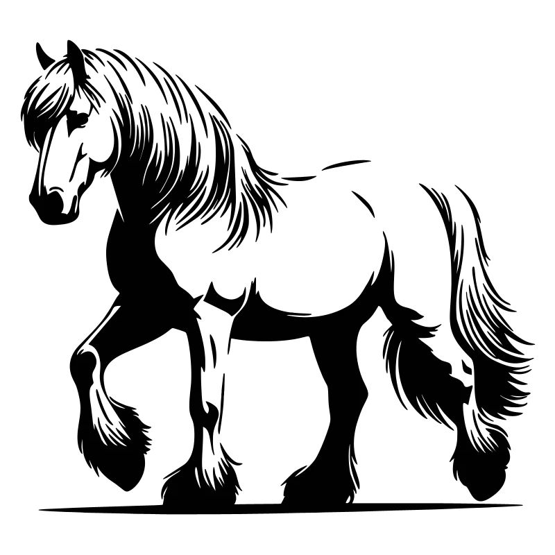 Haflinger de cheval