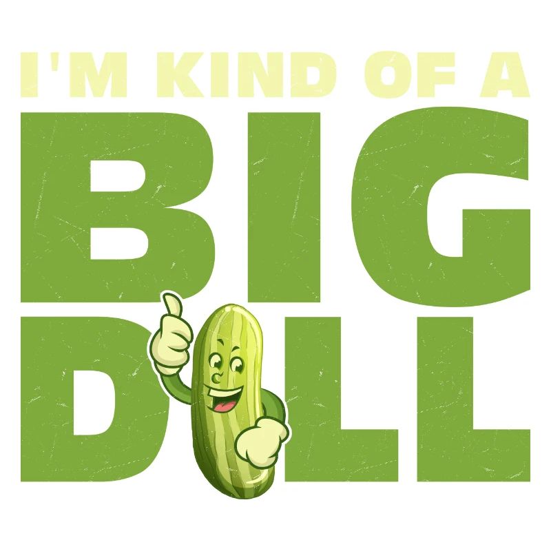 Je suis un peu un gros cornichon à l’aneth Concombre végétalien