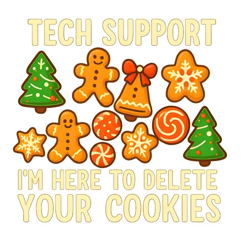 Support technique Cookie Noël Mème
