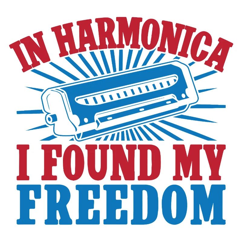 Funny Harmonica Player Found My Freedom Harmonica