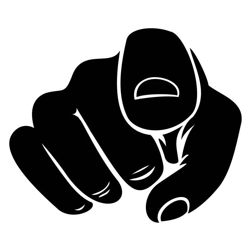 Point hand finger