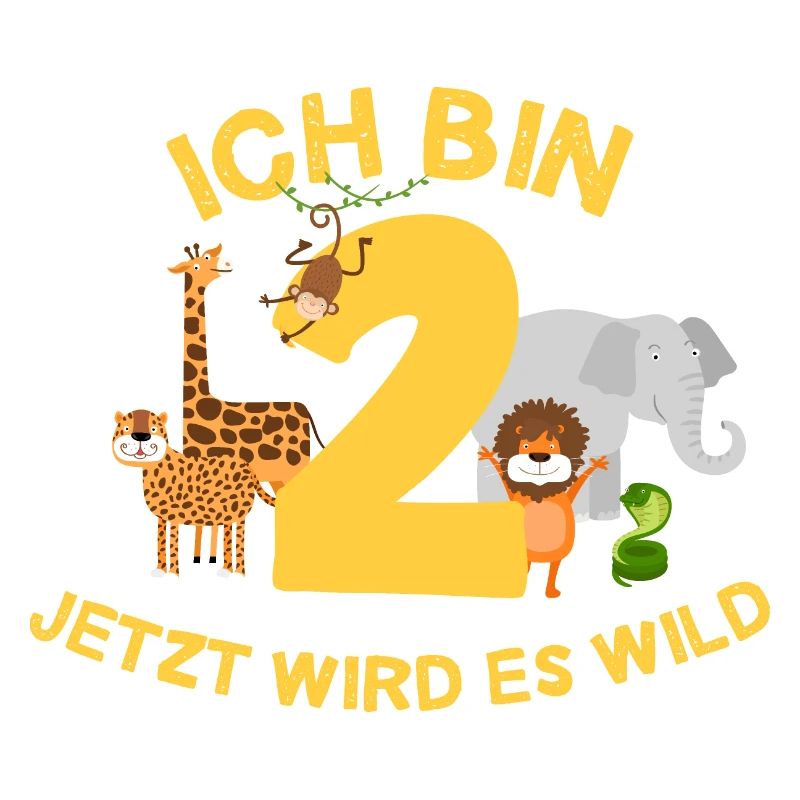 Ich bin 2 Jahre 2. Geburtstag Geschenk