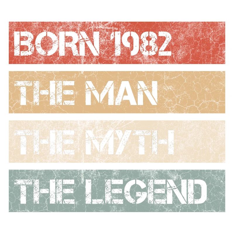 Mann Mythos Legende 1982 40. Geburtstag Geschenk