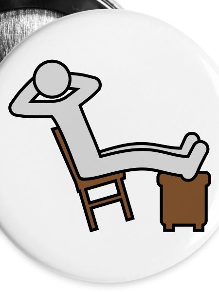 Man rests