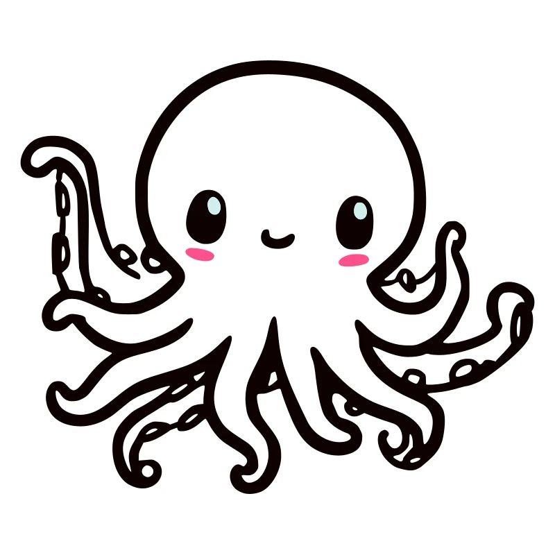 Cute Octopus Kawaii