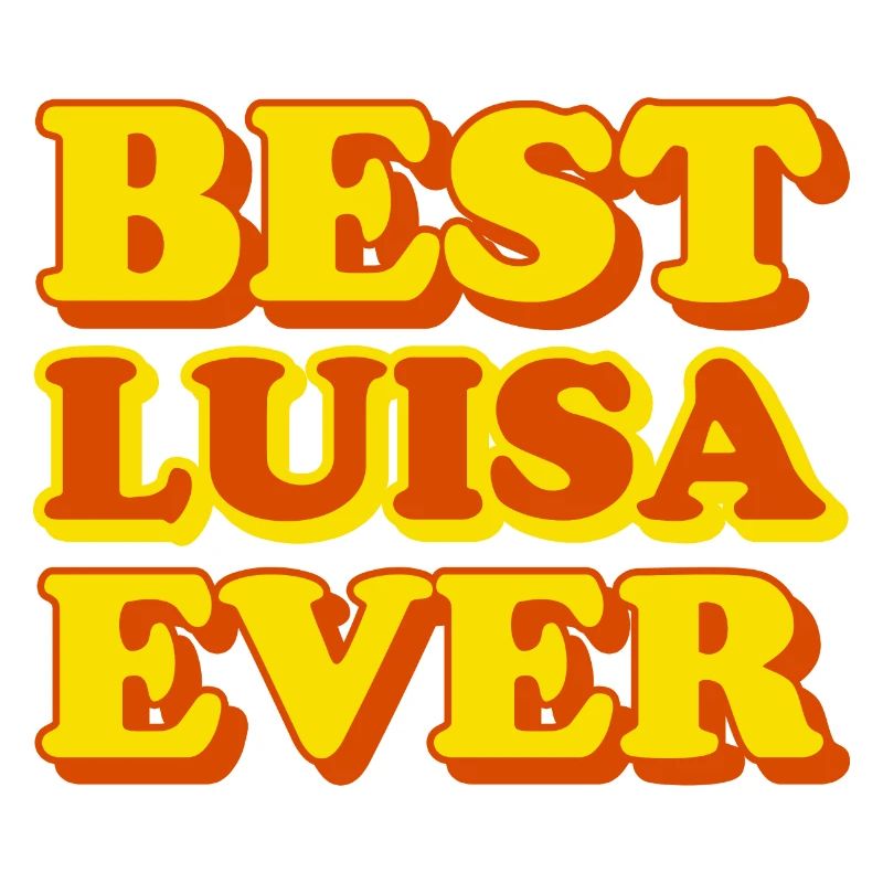 Funny gift with first name Luisa