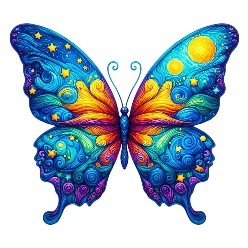 Van Gogh butterfly