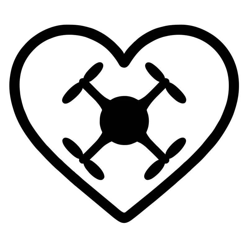 Heart Drone Quadcopter