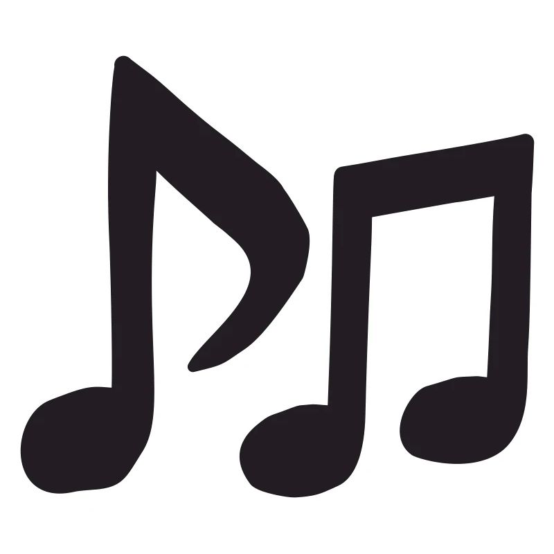 Black Notes Silhouette
