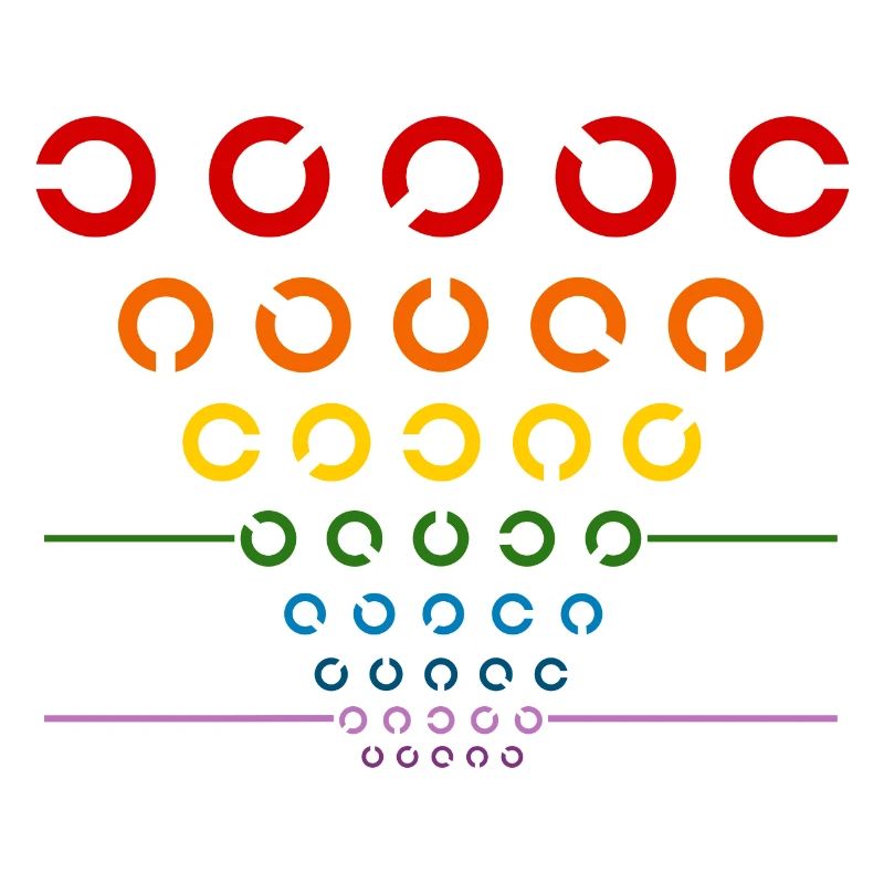 Rainbow Eye Test