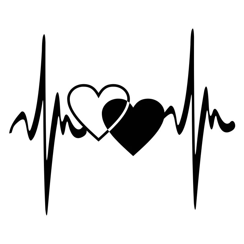 Two hearts heartbeat