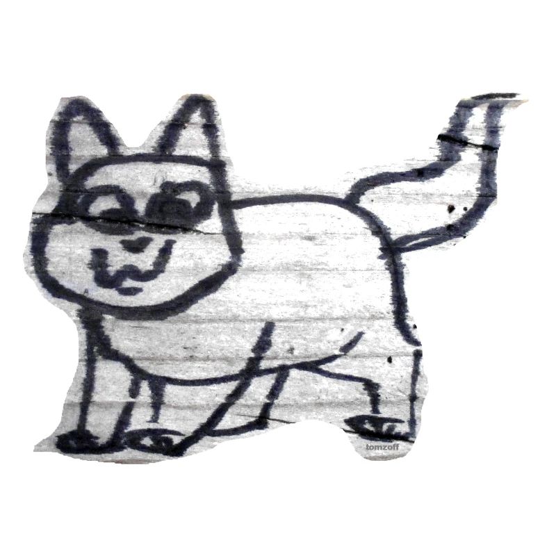 TOMZOFF Graffiti Cat