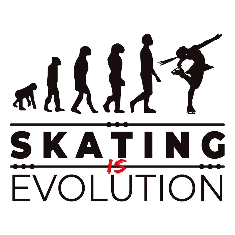 Skating is evolution - Message Humour Parodie