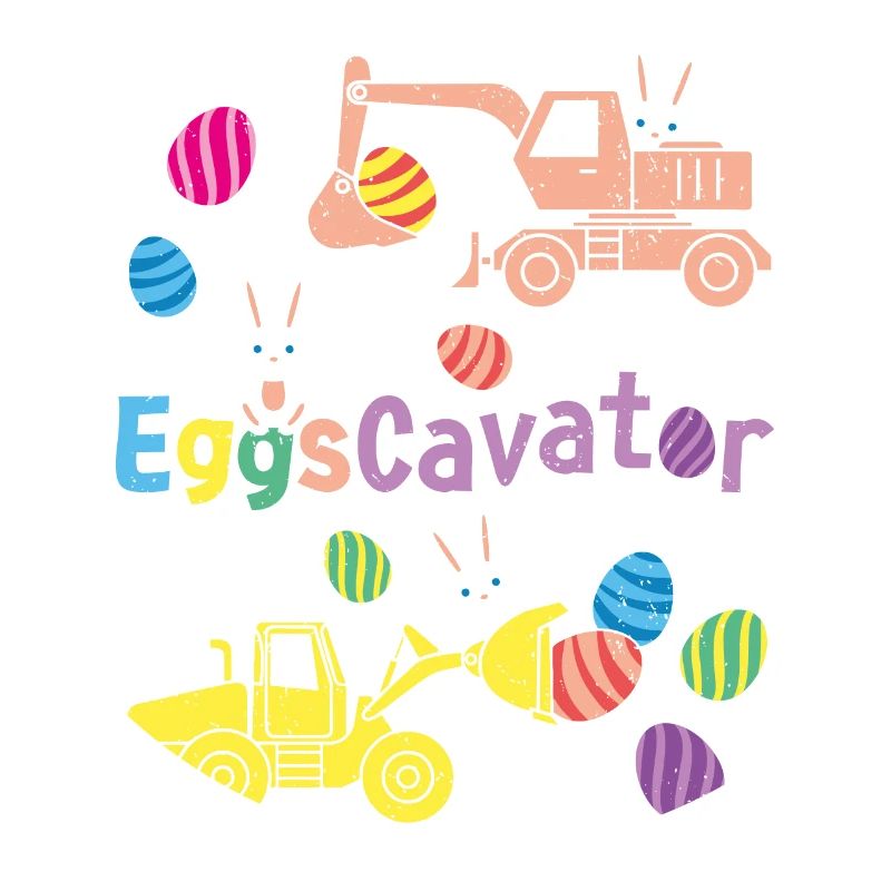 Easter For Boys Toddlers Eggs Cavator Funny