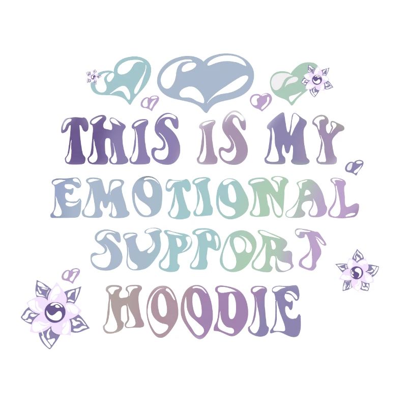 "Emocional Support Kapuzenpullover"