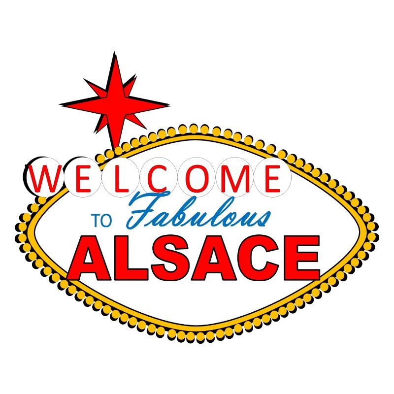Alsace accessory T-shirt: Welcome to Alsace
