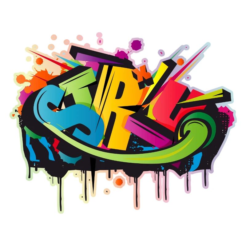 graffiti d’art urbain coloré cool comme STYLE-WRITING