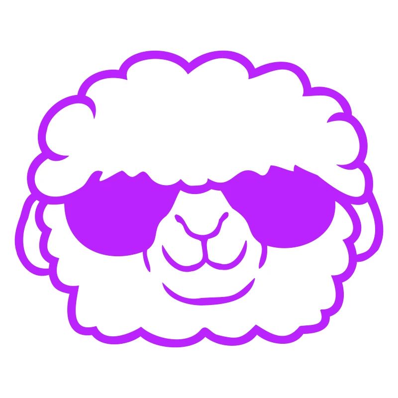 Schaf Sonnenbrille Party Schäfchen Lamm Süß Kopf