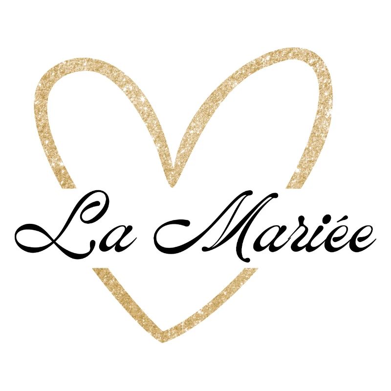 La Sposa Cuore d'Oro Glitter